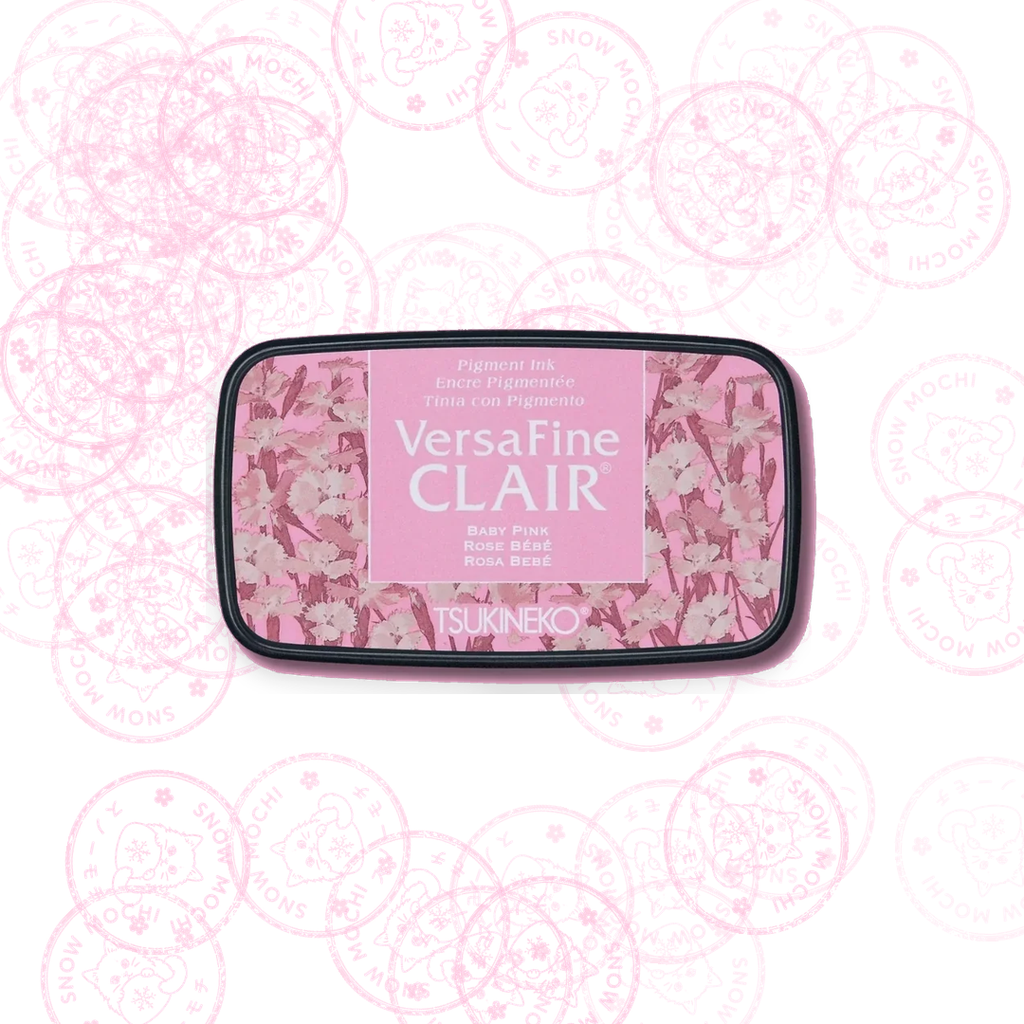 Tsukineko Versafine Clair Pigment Ink Pad | Stamp Pad  - Pink Tones