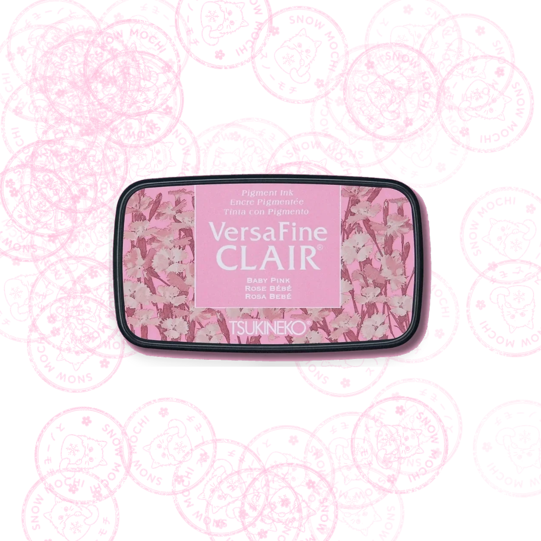Tsukineko Versafine Clair Pigment Ink Pad | Stamp Pad  - Pink Tones