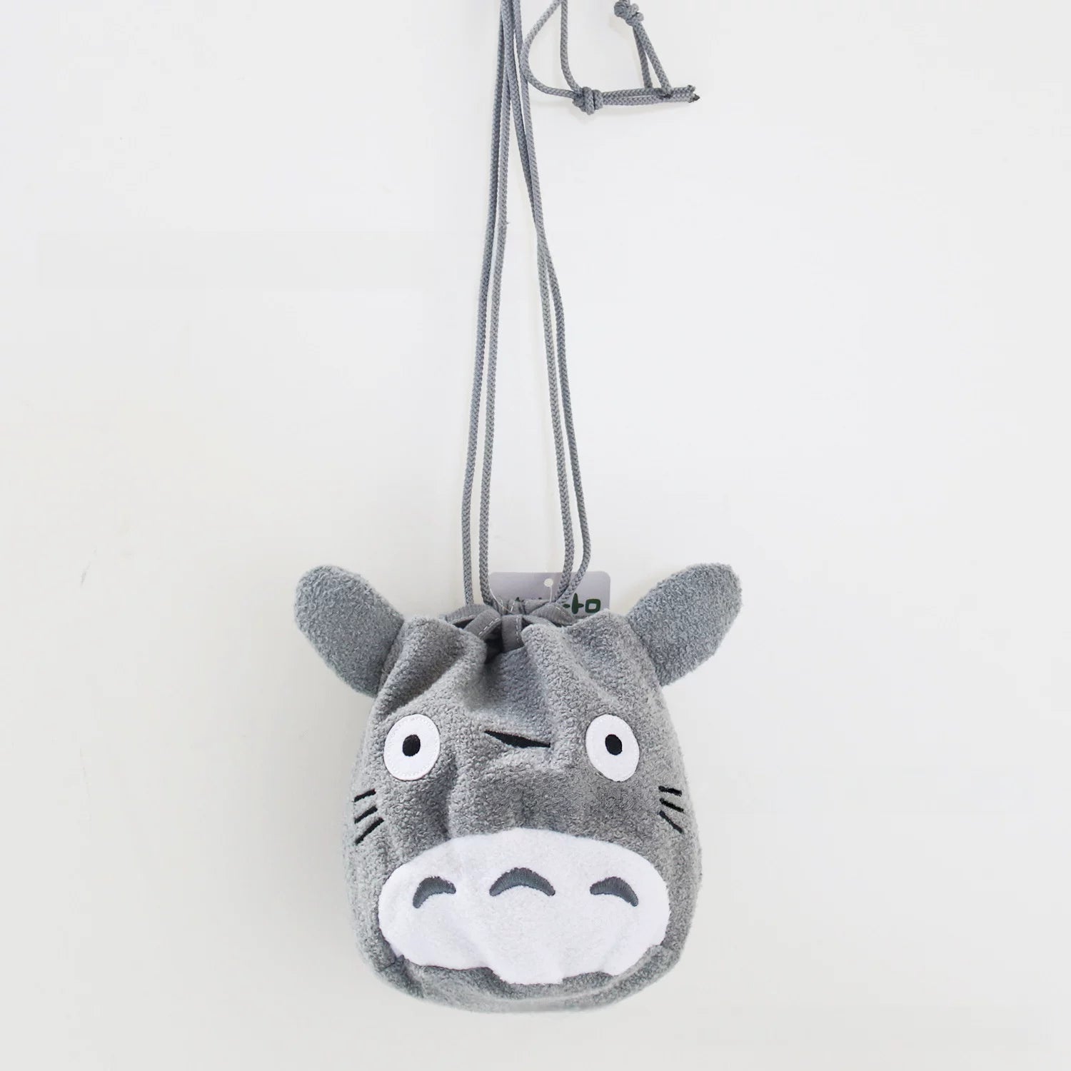 My Neighbor Totoro Grey Totoro Head-Shaped Drawstring Pouch | Studio Ghibli
