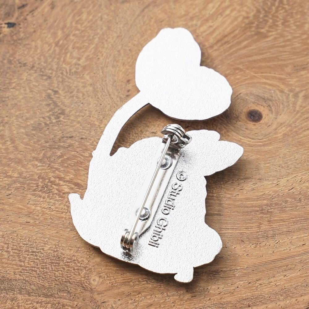 My Neighbor Totoro - Totoro Flower Metal Brooch/ Pin Badge GB01a | Studio Ghibli