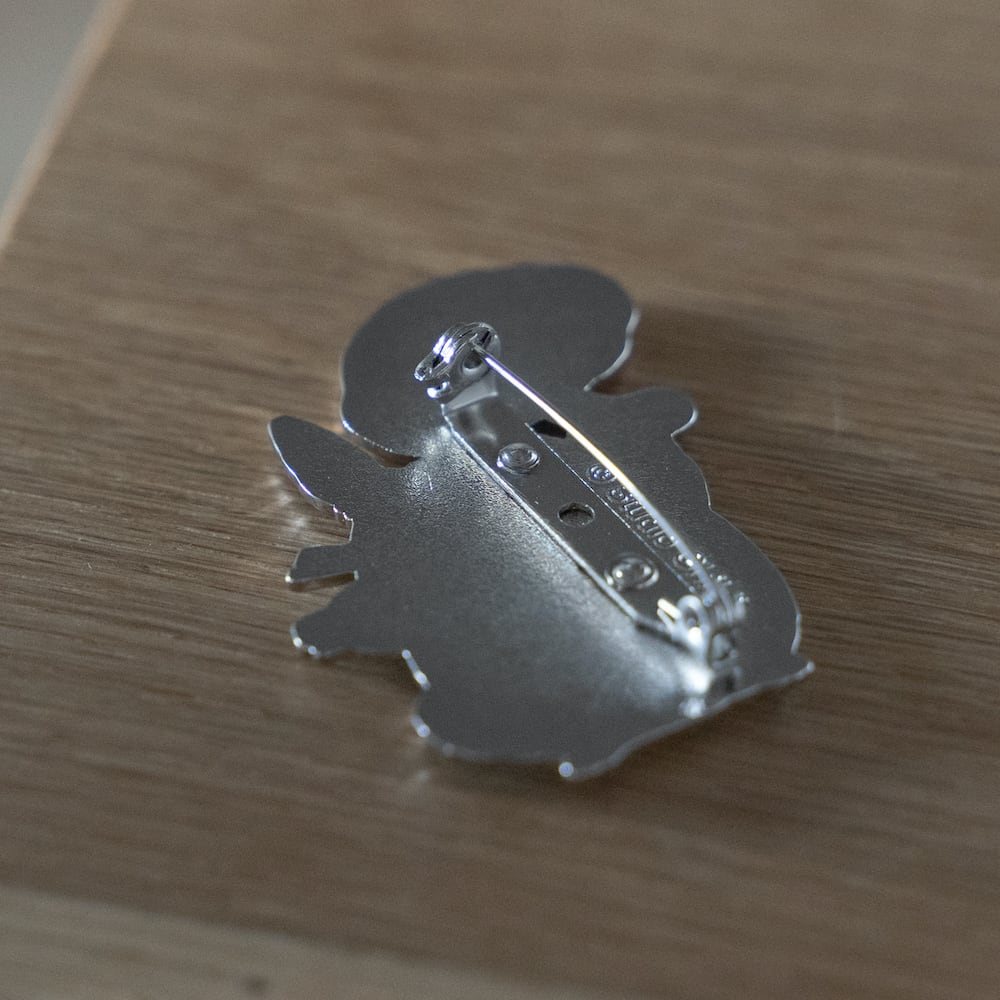My Neighbor Totoro - Totoro Mushroom Metal Brooch/ Pin Badge GB02a | Studio Ghibli