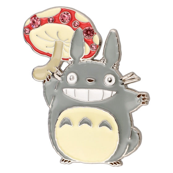 My Neighbor Totoro - Totoro Mushroom Metal Brooch/ Pin Badge GB02a | Studio Ghibli