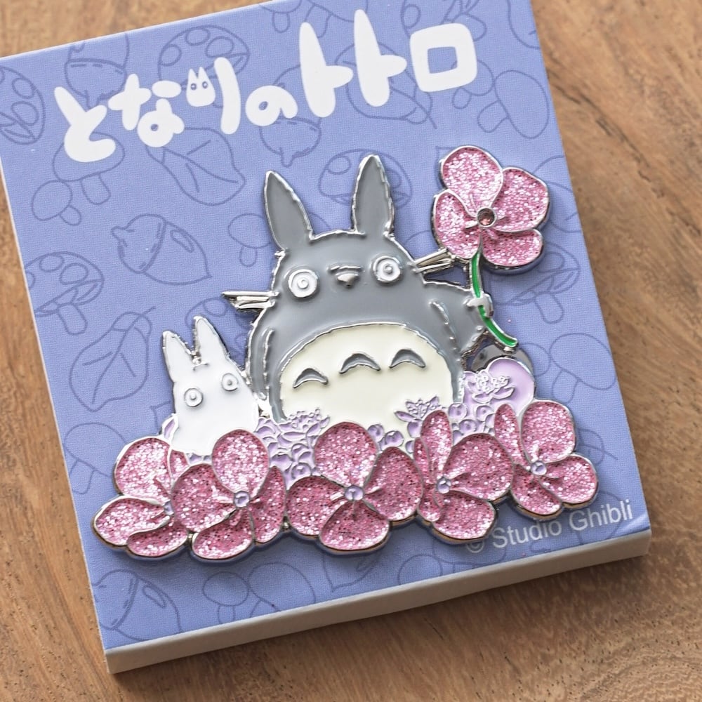 My Neighbor Totoro - Big & Small Totoro Metal Brooch/ Pin Badge GB05a | Studio Ghibli