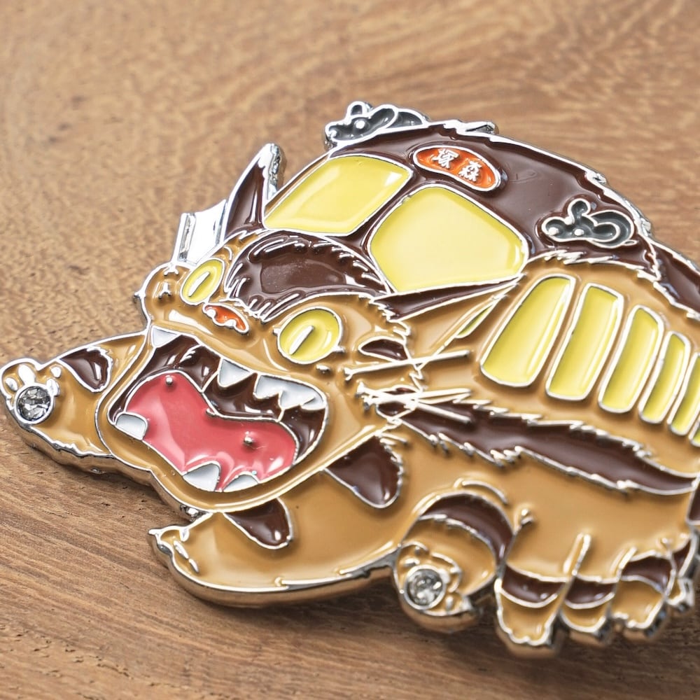 My Neighbor Totoro Catbus Metal Brooch/ Pin Badge GB06a | Studio Ghibli