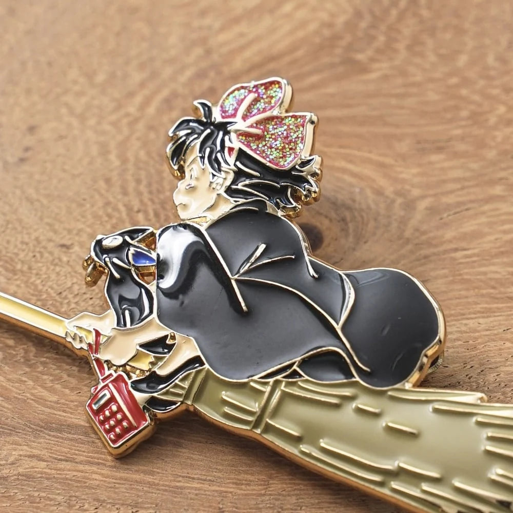 Kiki’s Delivery Service Kiki Metal Brooch/ Pin Badge GB08a | Studio Ghibli