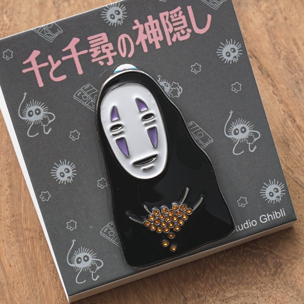 Spirited Away No-Face  Metal Brooch/ Pin Badge  GB-09a