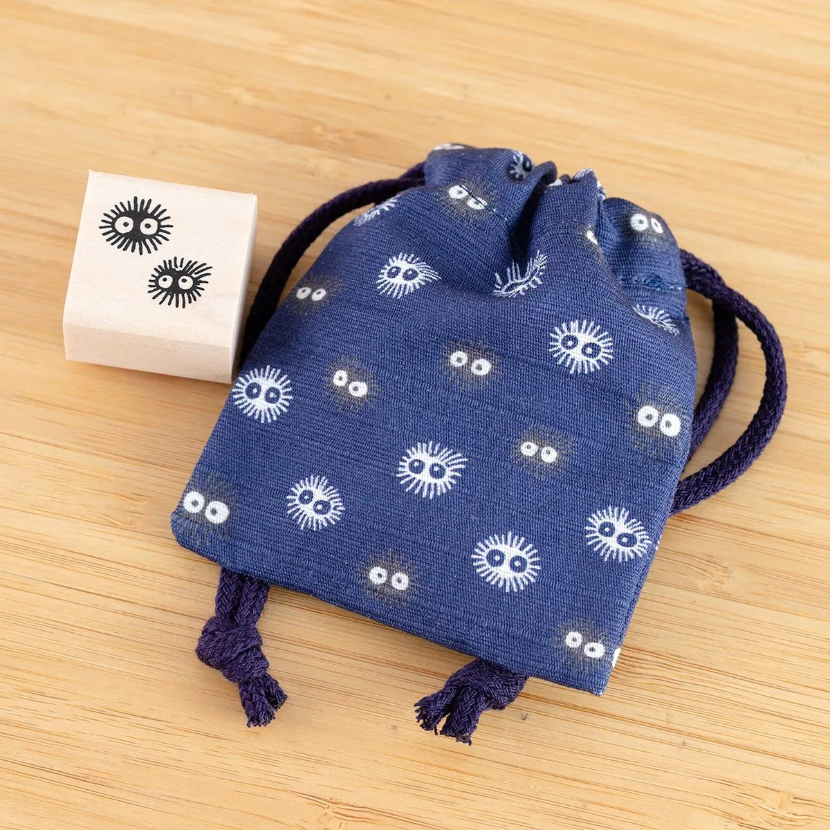 My Neighbor Totoro Stamp with Drawstring Bag – Soot Sprites | Studio Ghibli