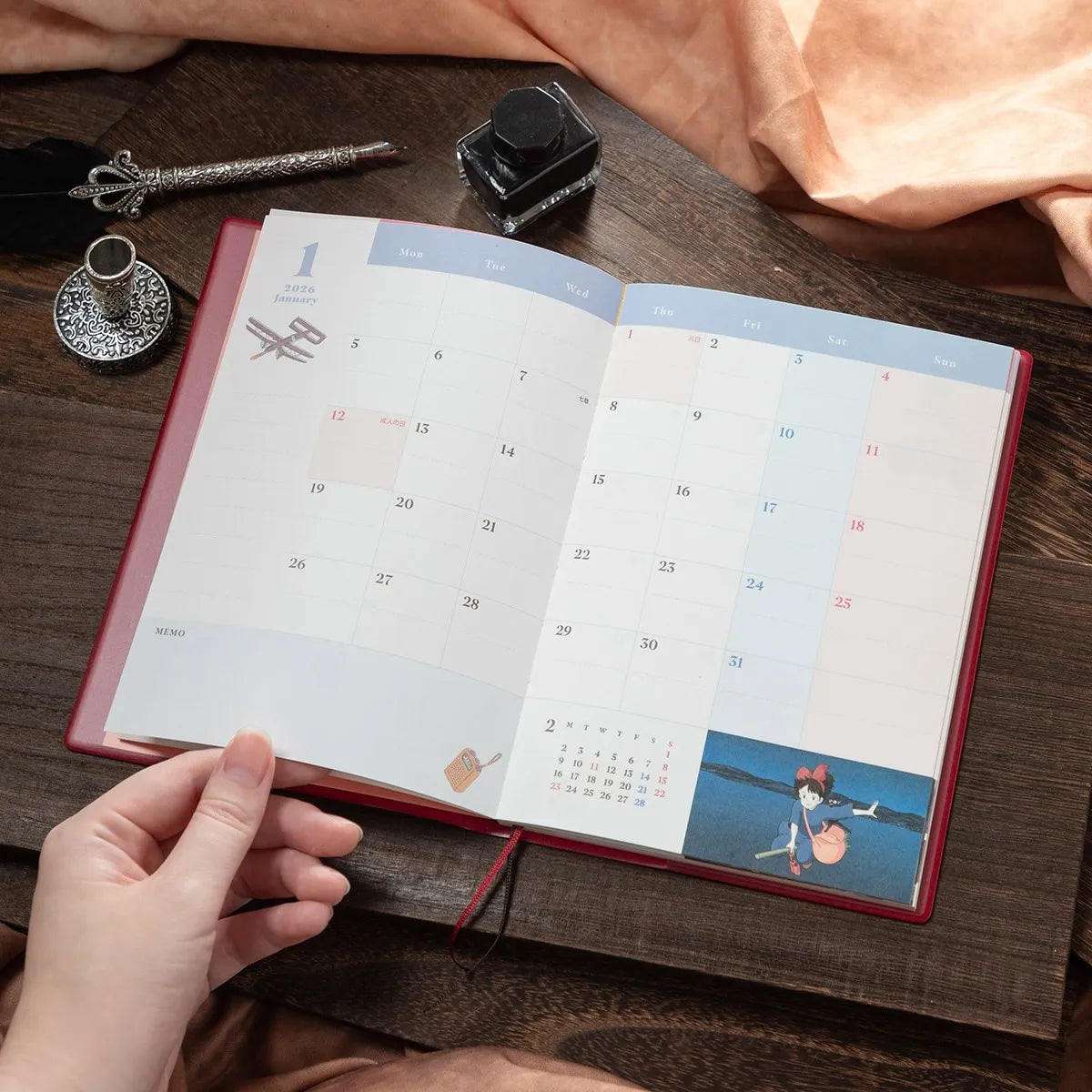 Kiki's Delivery Service 2026 B6 Planner Diary | Studio Ghibli Schedule Book