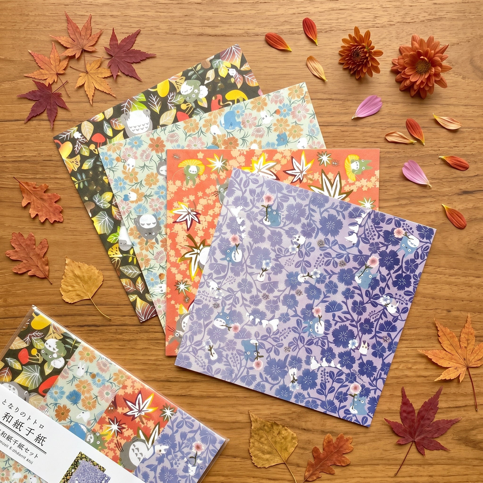 My Neighbor Totoro Washi Chiyogami Paper | Origami Paper  – Autumn
