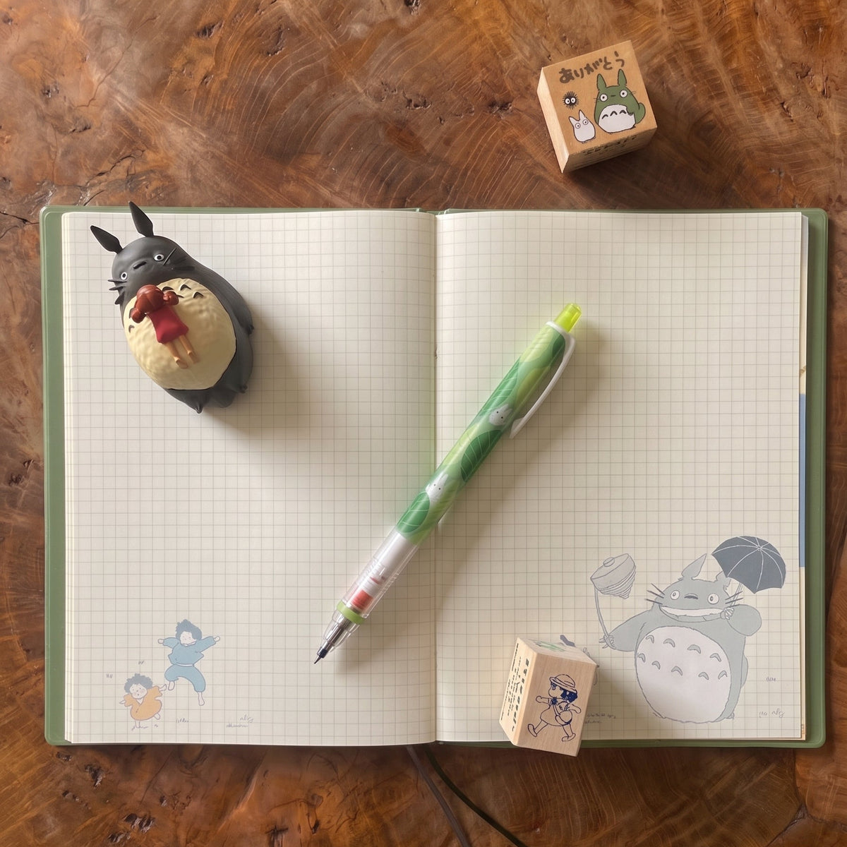 My Neighbor Totoro × Uni Kuru Toga Advance 0.5mm Mechanical Pencil - Hide-and-Seek| Ghibli Collection