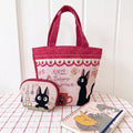Kiki's Delivery Service Gobelin Tapestry Tote Bag - Jiji & Baguettes Studio Ghibli