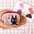Kiki's Delivery Service Gobelin Tapestry Pouch - Jiji in the Kitchen| Studio Ghibli