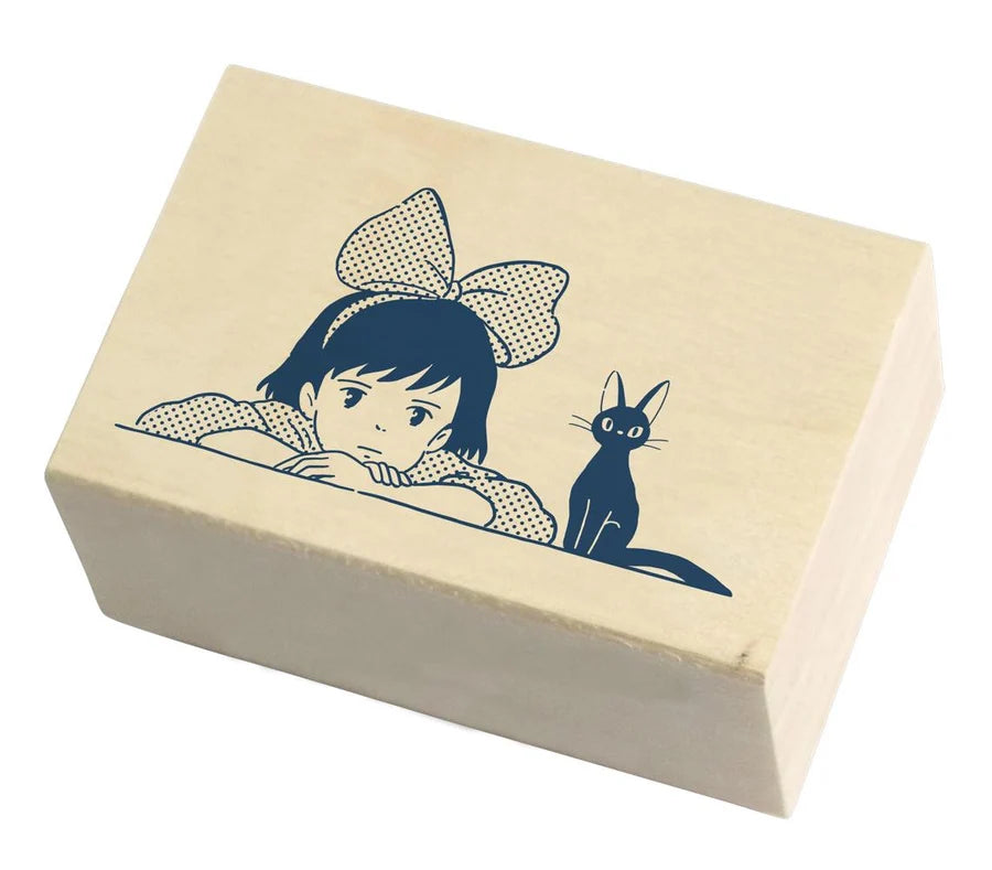 Kiki's Delivery Service Wooden stamp - Kiki & Jiji - Beverly Japan | Studio Ghibli