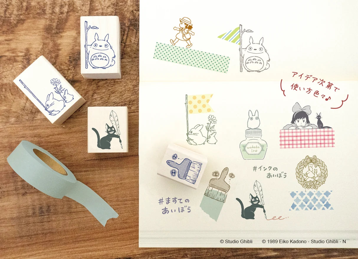 My Neighbor Totoro Wooden Rubber Stamp | Beverly Japan | Studio Ghibli