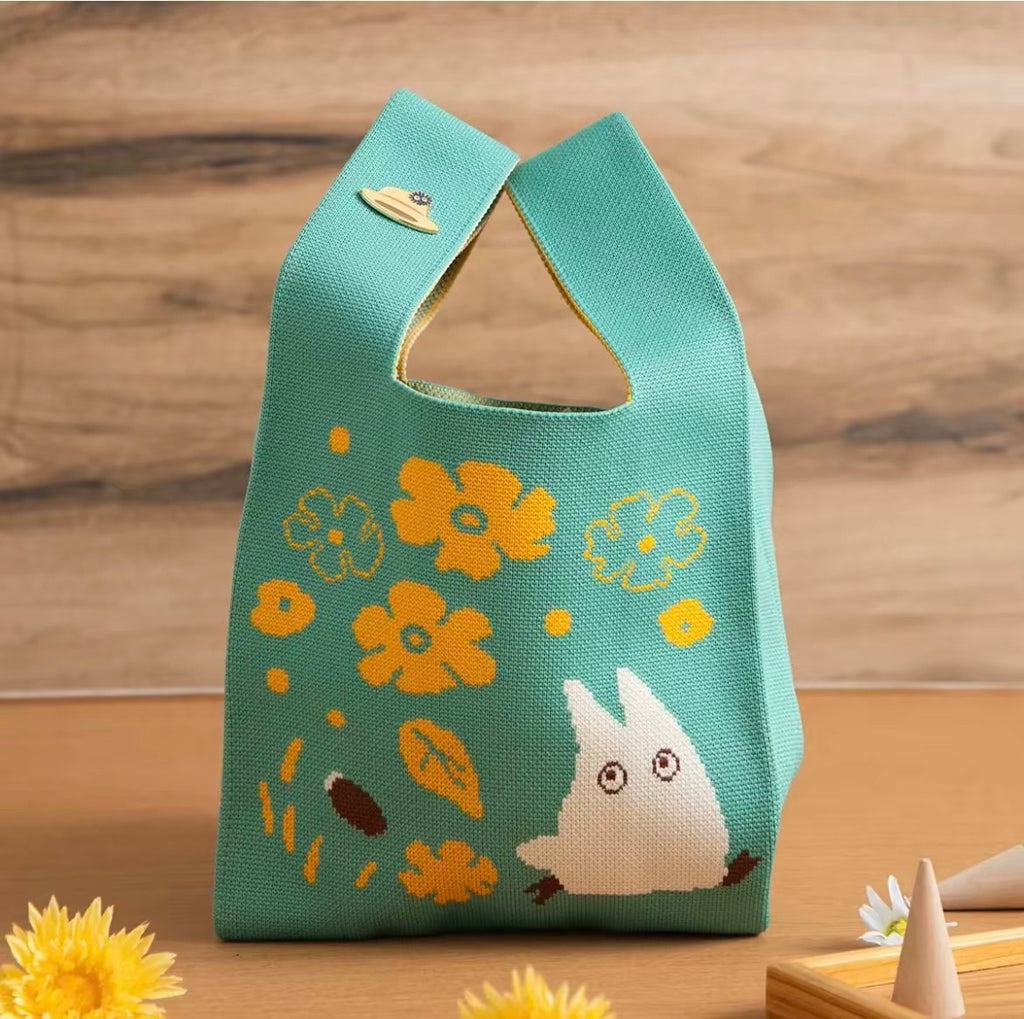 My Neighbor Totoro Knit Marché Bag