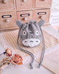 My Neighbor Totoro Grey Totoro Head-Shaped Drawstring Pouch | Studio Ghibli