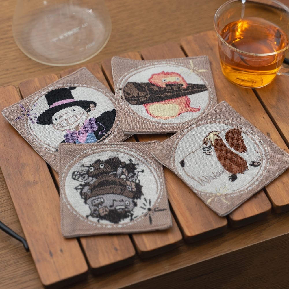 Howl’s Moving Castle Woven Gobelin Coaster | Studio Ghibli