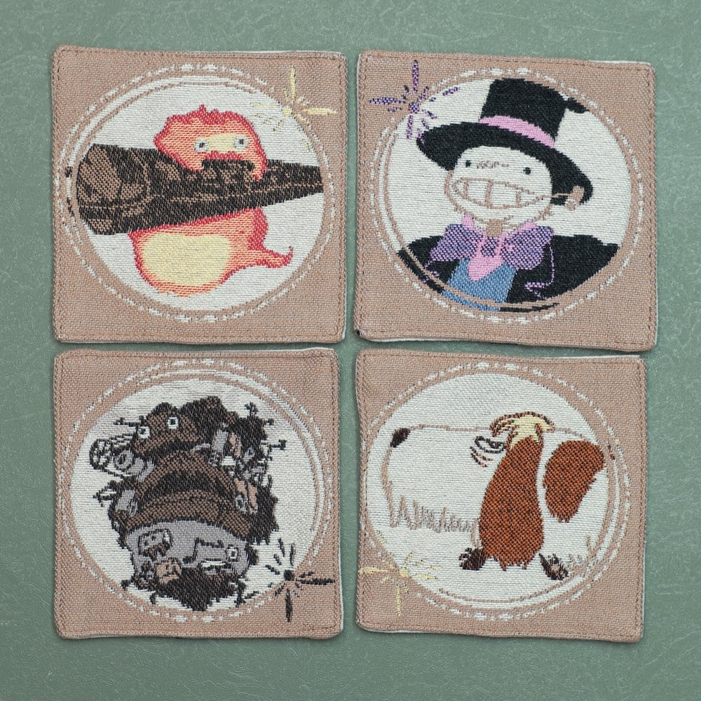 Howl’s Moving Castle Woven Gobelin Coaster | Studio Ghibli