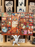 Cottonlion Cat Art Postcard I