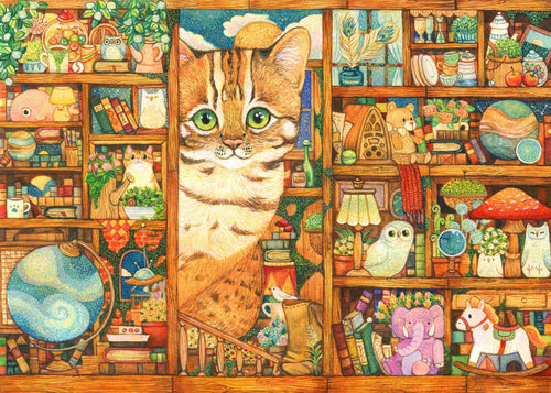 Cottonlion Cat Art Postcard I