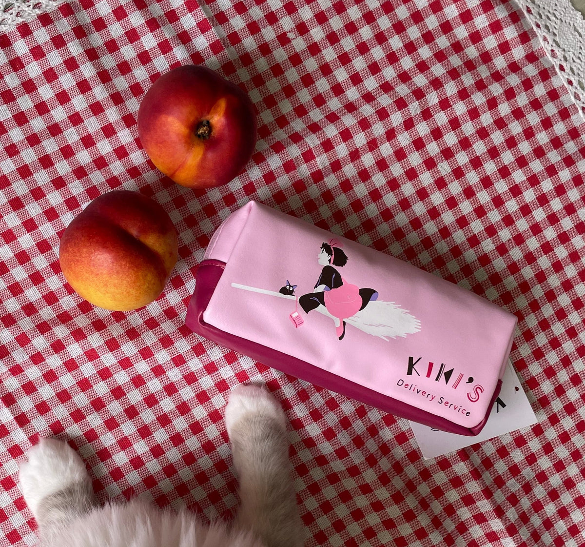 Kiki's Delivery Service Double-sided Pencil Case| Makeup Pouch - Studio Ghibli