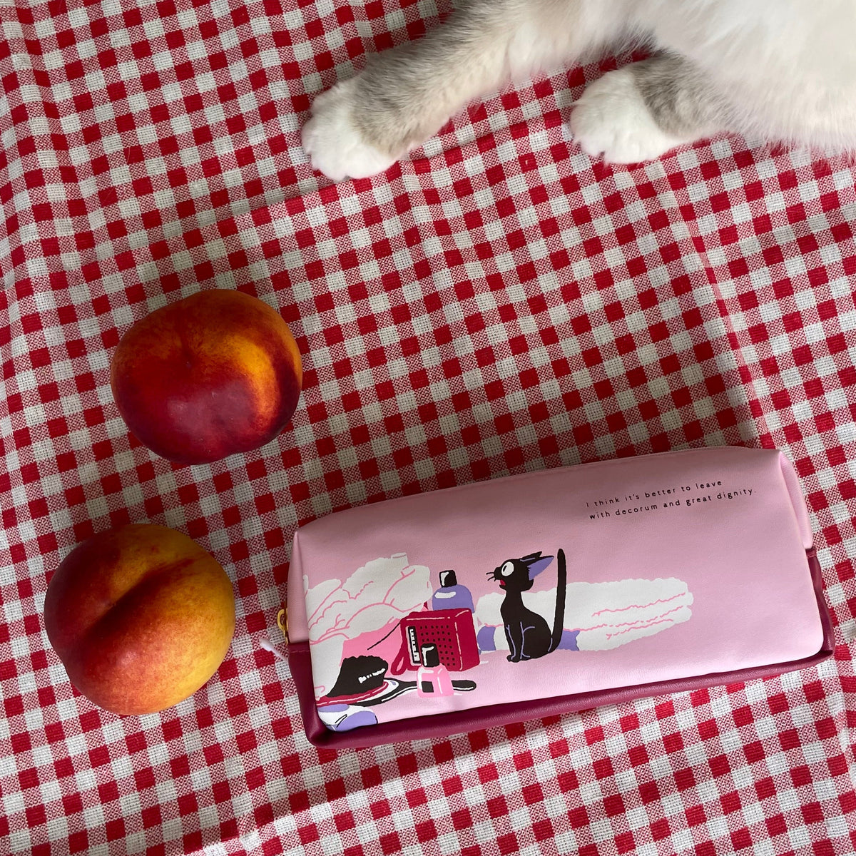 Kiki's Delivery Service Double-sided Pencil Case| Makeup Pouch - Studio Ghibli