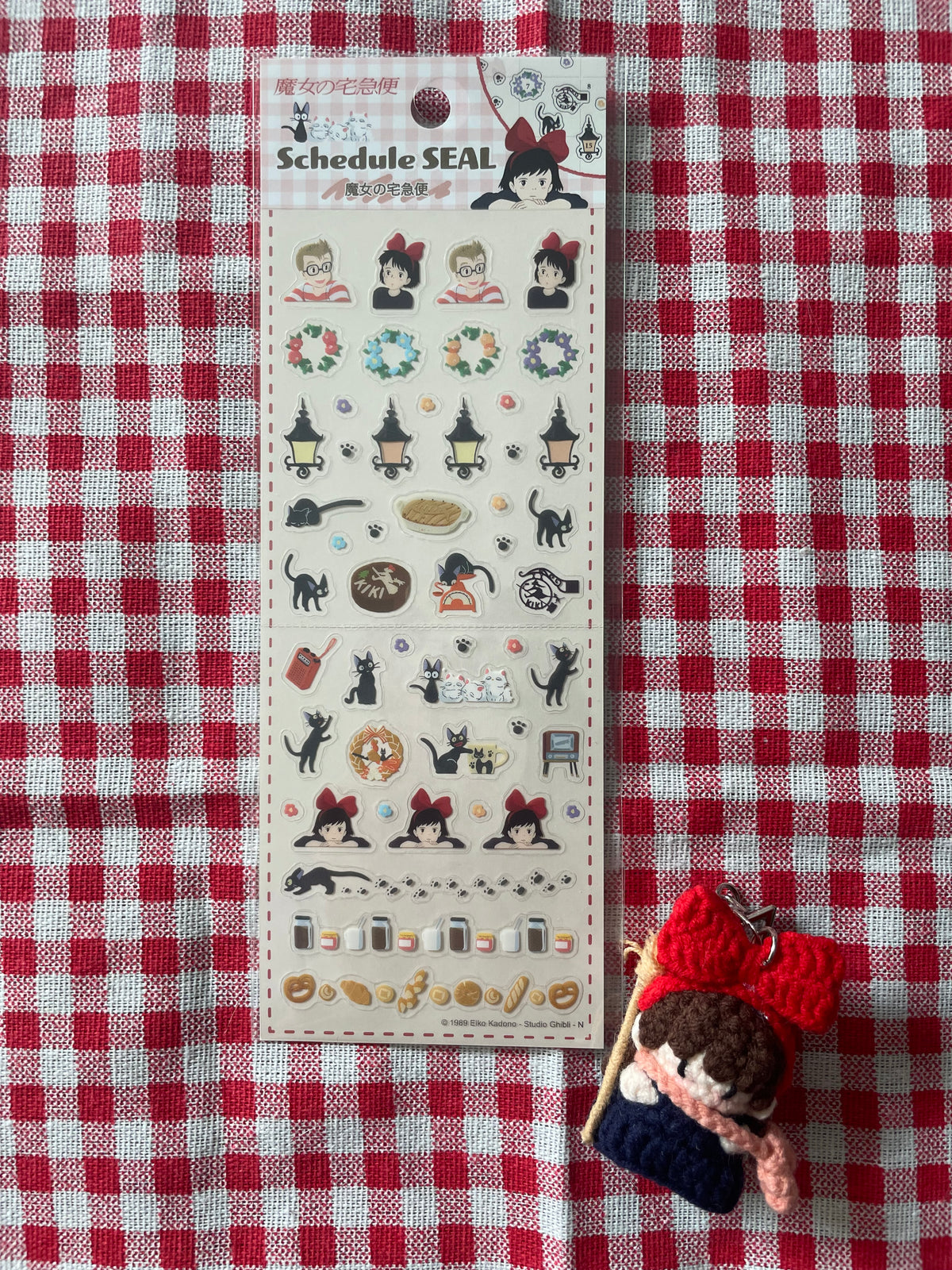 Kiki's Delivery Service Mini Schedule Stickers | Studio Ghibli