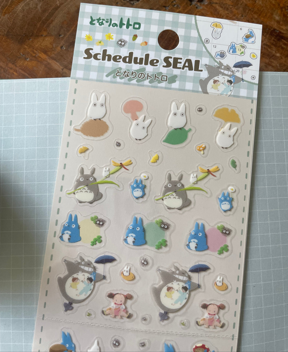 My Neighbor Totoro Mini Schedule Stickers | Studio Ghibli