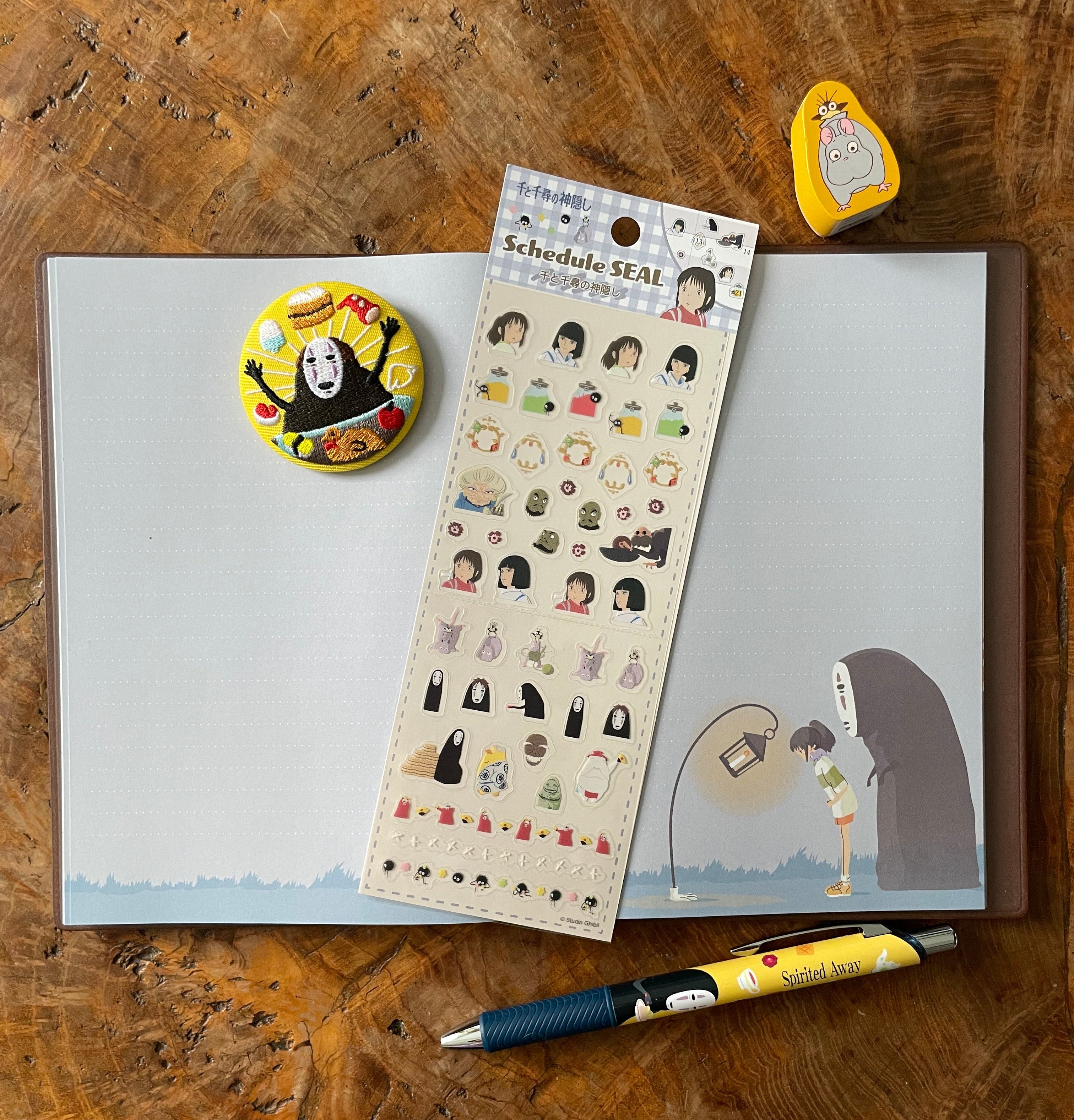 Spirited Away Mini Schedule Stickers | Studio Ghibli