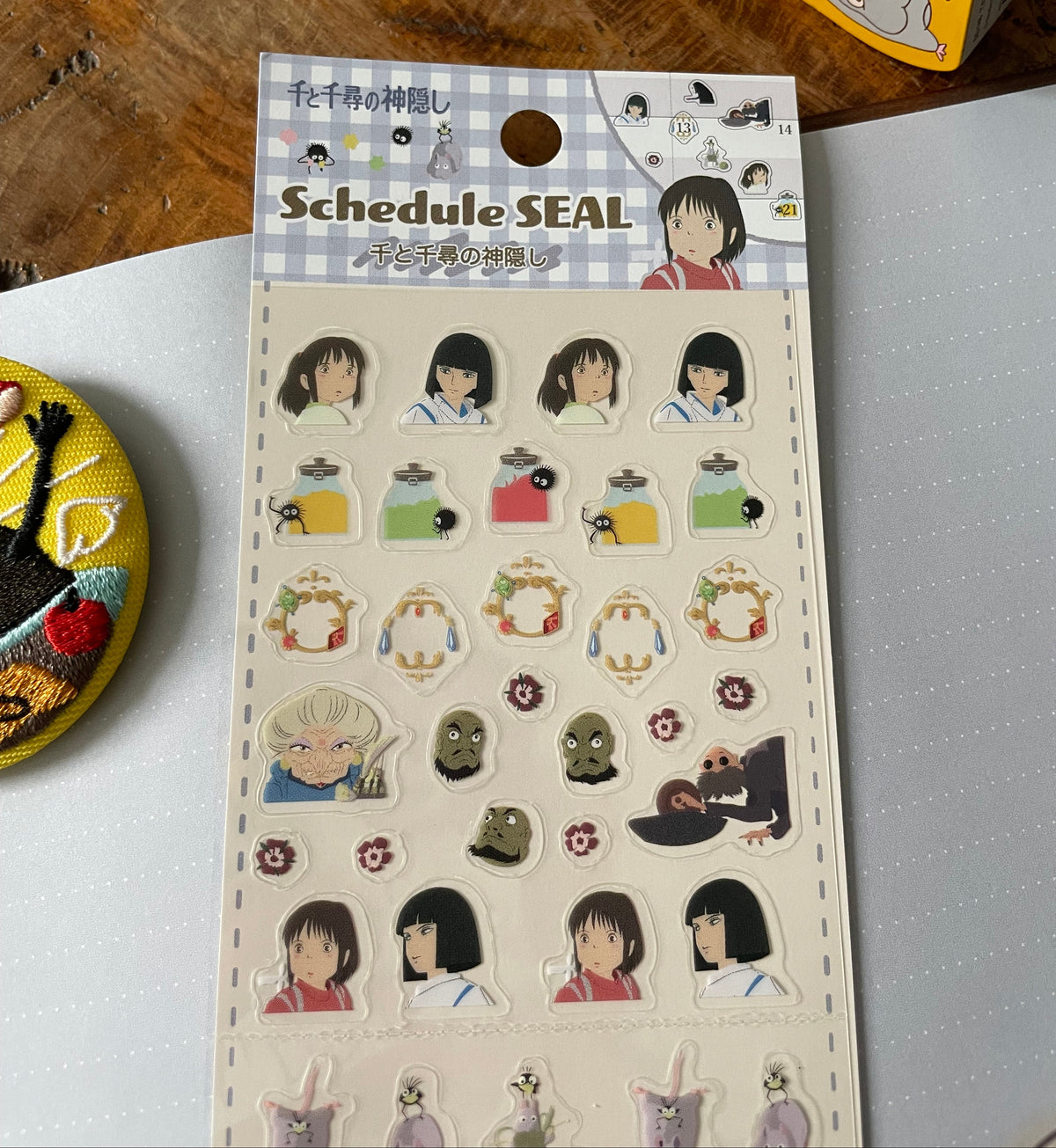 Spirited Away Mini Schedule Stickers | Studio Ghibli