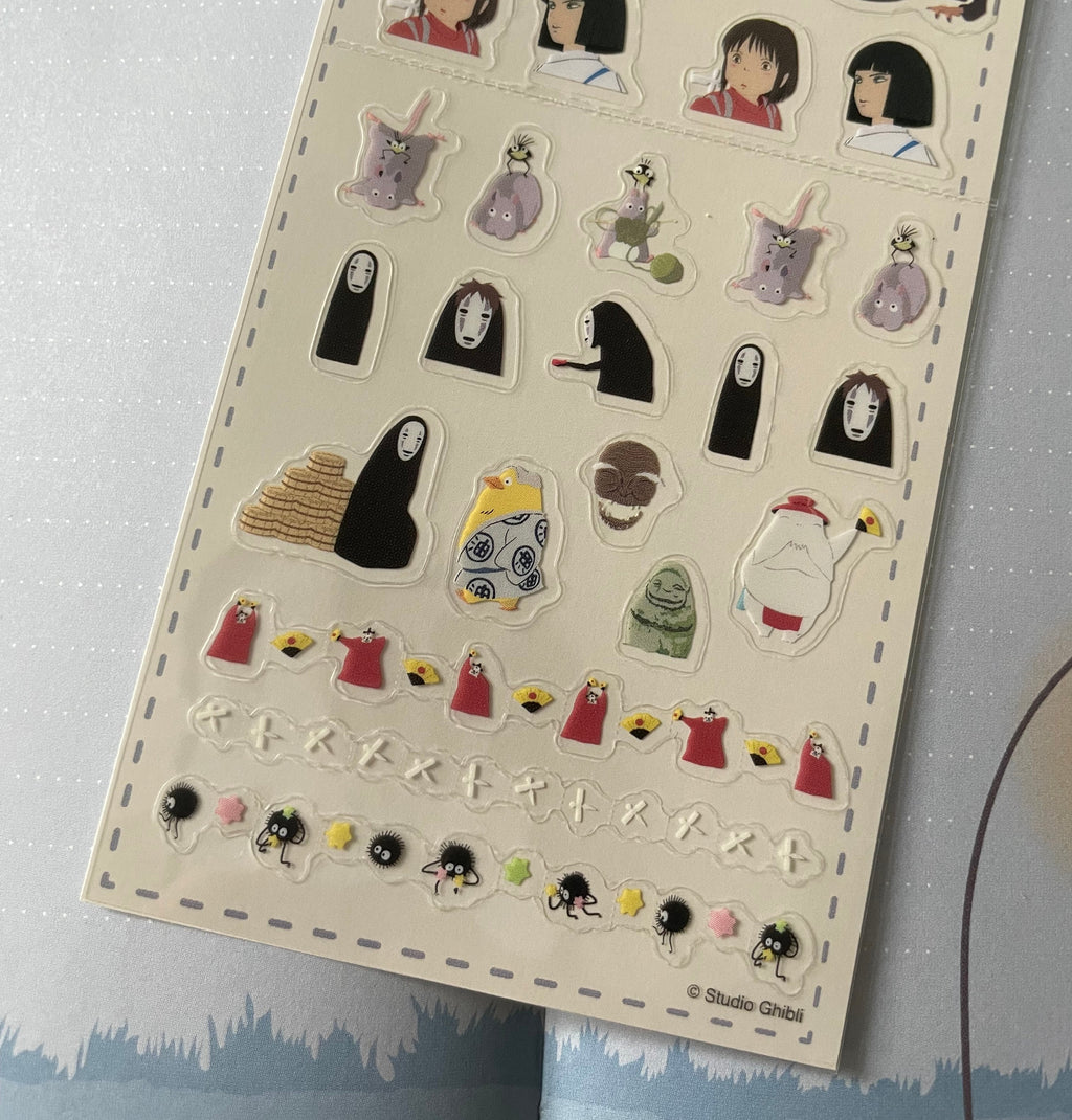 Spirited Away Mini Schedule Stickers | Studio Ghibli