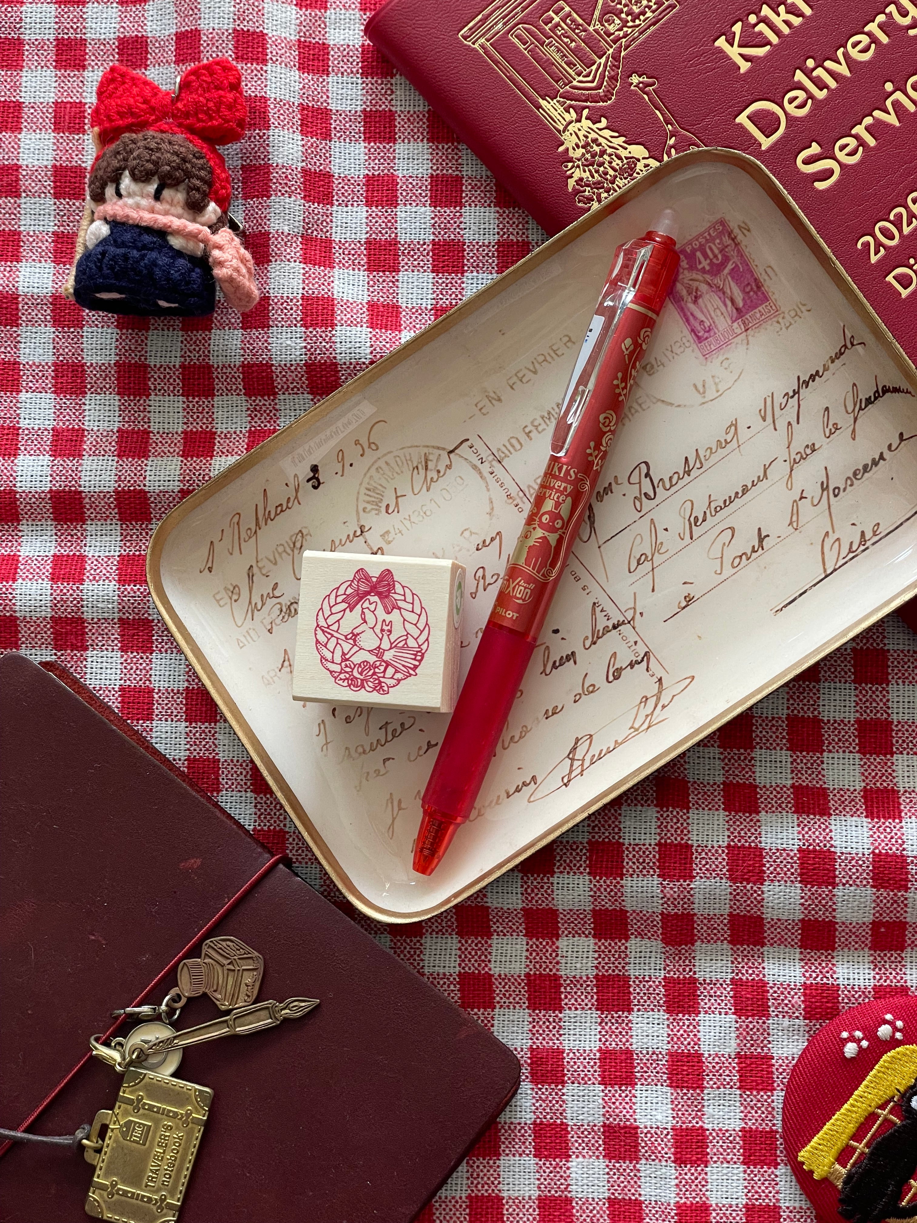 Kiki’s Delivery Service Pilot FriXion Ballpoint Pen – Red Ink | Studio Ghibli