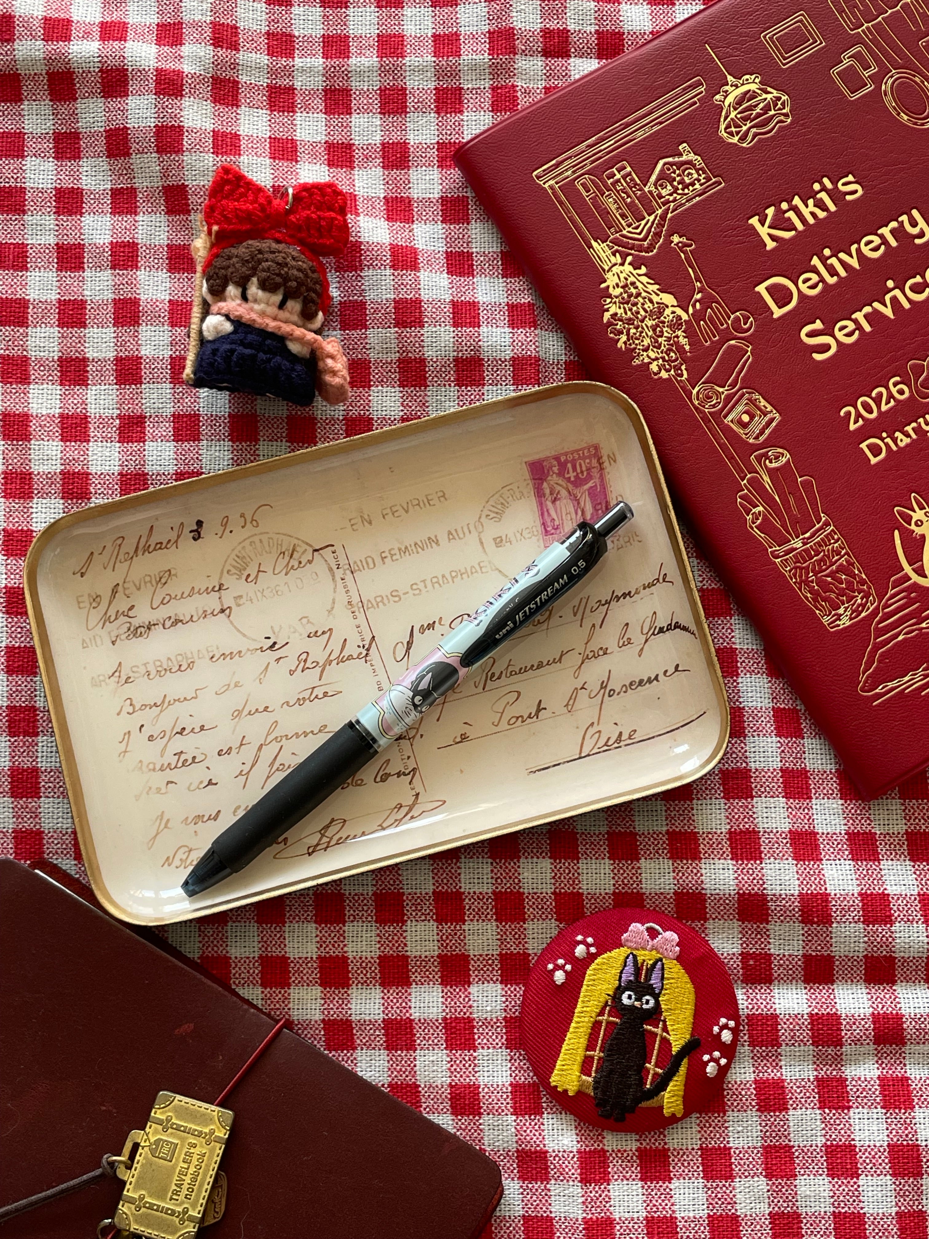 Kiki's Delivery Service × Uni-ball Jetstream 0.5 Ballpoint Pen - Drinking Jiji
