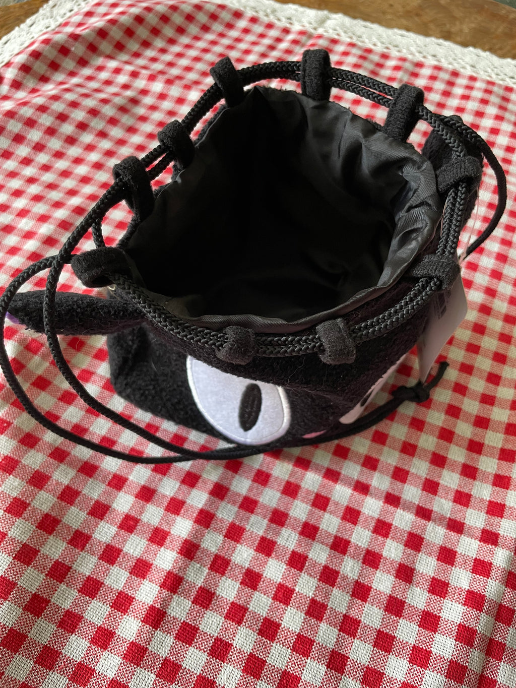 Kiki's Delivery Service Jiji Head-Shaped Drawstring Pouch | Studio Ghibli