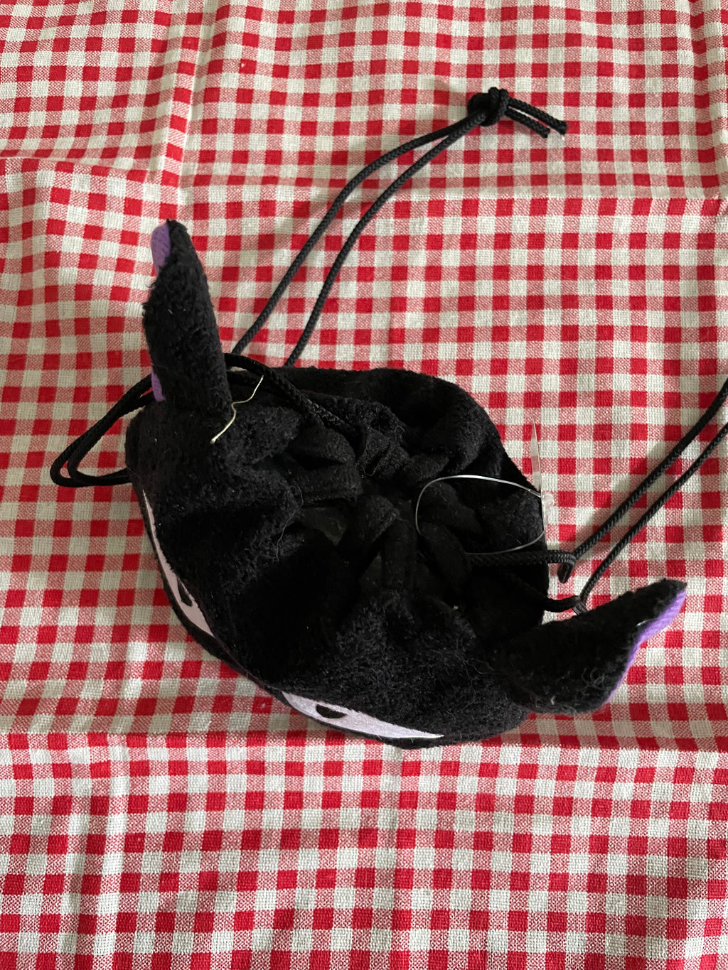 Kiki's Delivery Service Jiji Head-Shaped Drawstring Pouch | Studio Ghibli