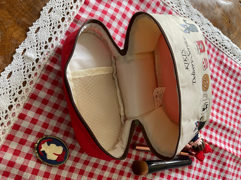 Kiki’s Delivery Service Dual-Compartment Makeup Pouch | Studio Ghibli