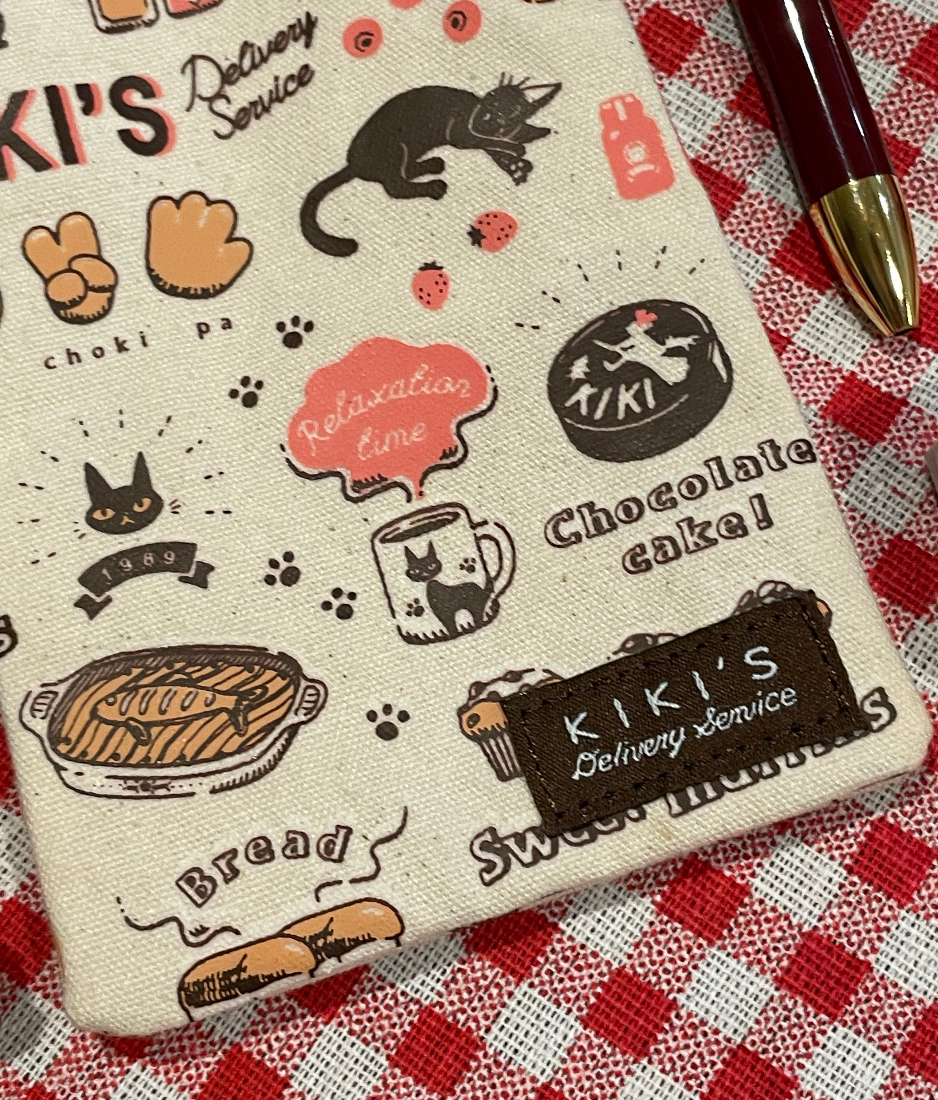 Kiki's Delivery Service Tea Time Kiss-Lock Pouch | Pencil Case - Studio Ghibli