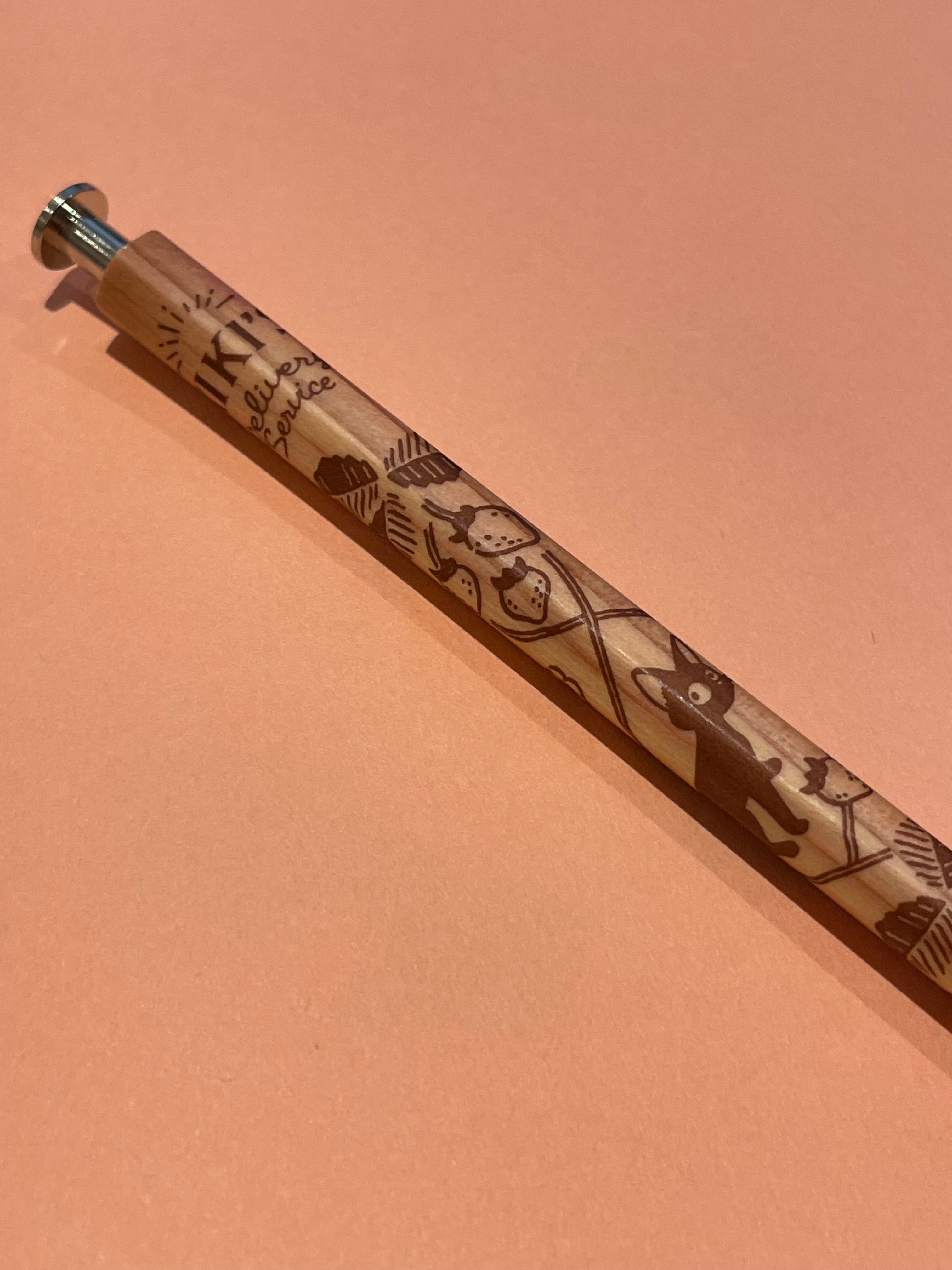 Kiki's Delivery Service Wooden Barrel Mechanical Pencil