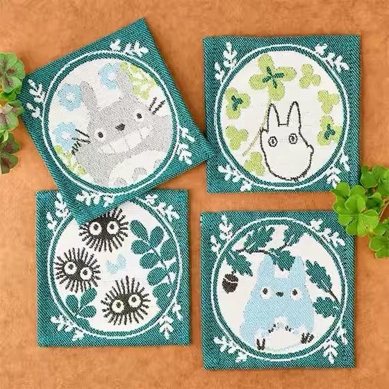 My Neighbor Totoro Woven Gobelin Coaster Set C | Studio Ghibli