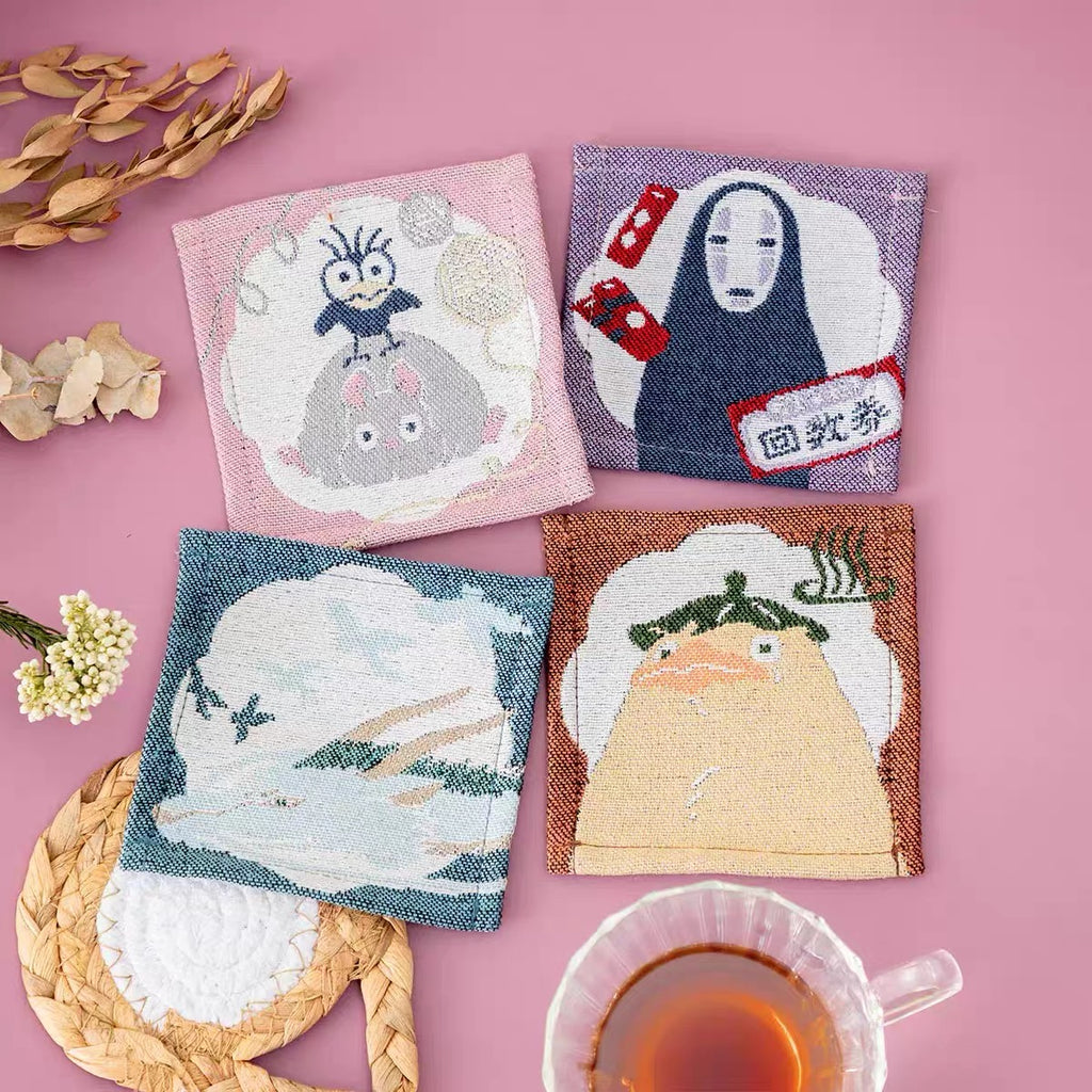 Spirited Away Woven Gobelin Coaster | Studio Ghibli