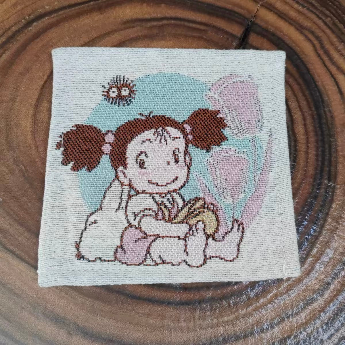 My Neighbor Totoro Woven Gobelin Coaster Set A | Studio Ghibli