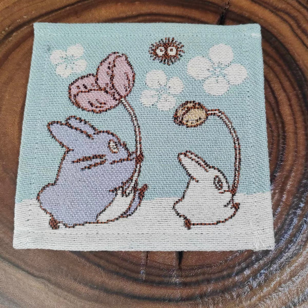 My Neighbor Totoro Woven Gobelin Coaster Set A | Studio Ghibli