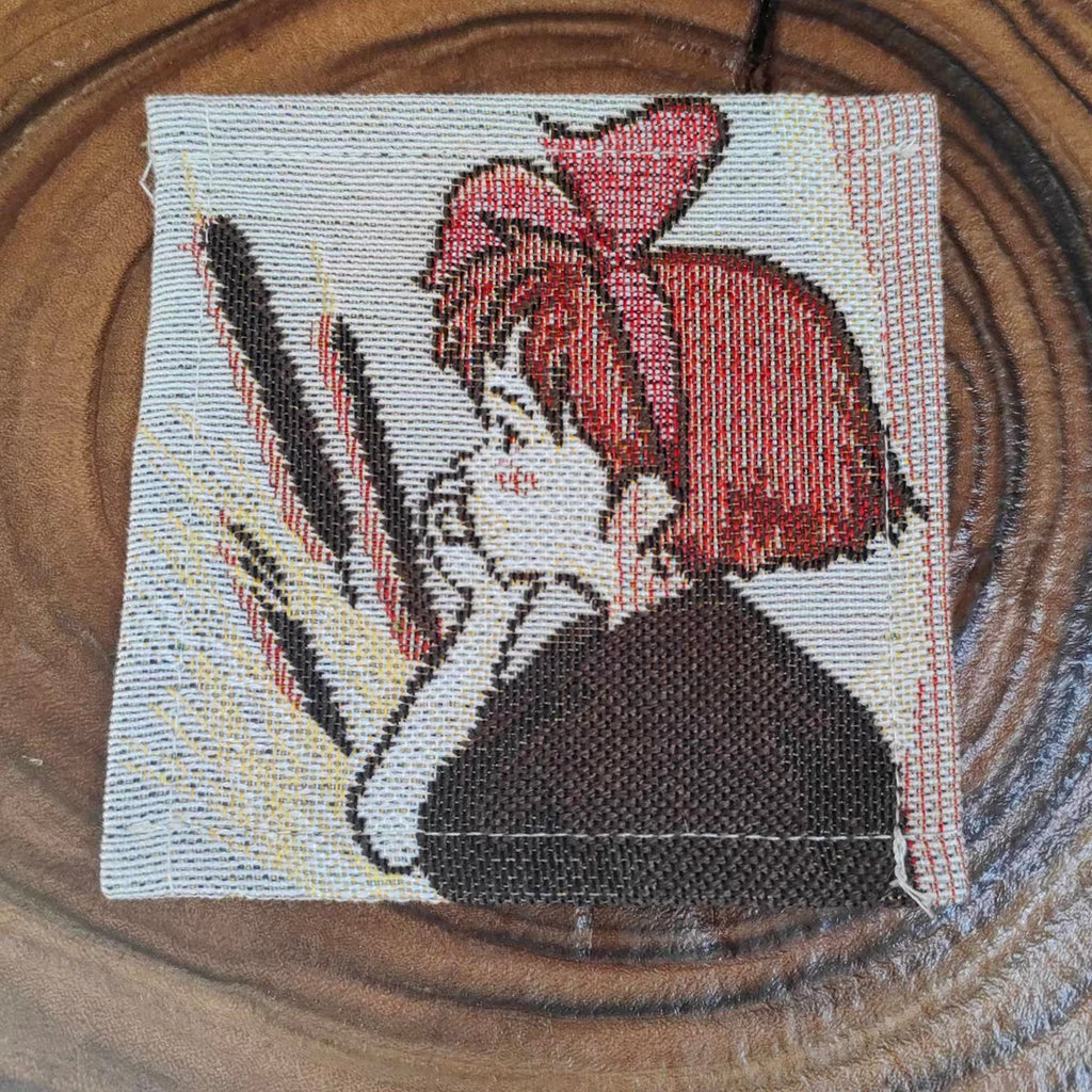 Kiki's Delivery Service Woven Gobelin Coaster | Studio Ghibli
