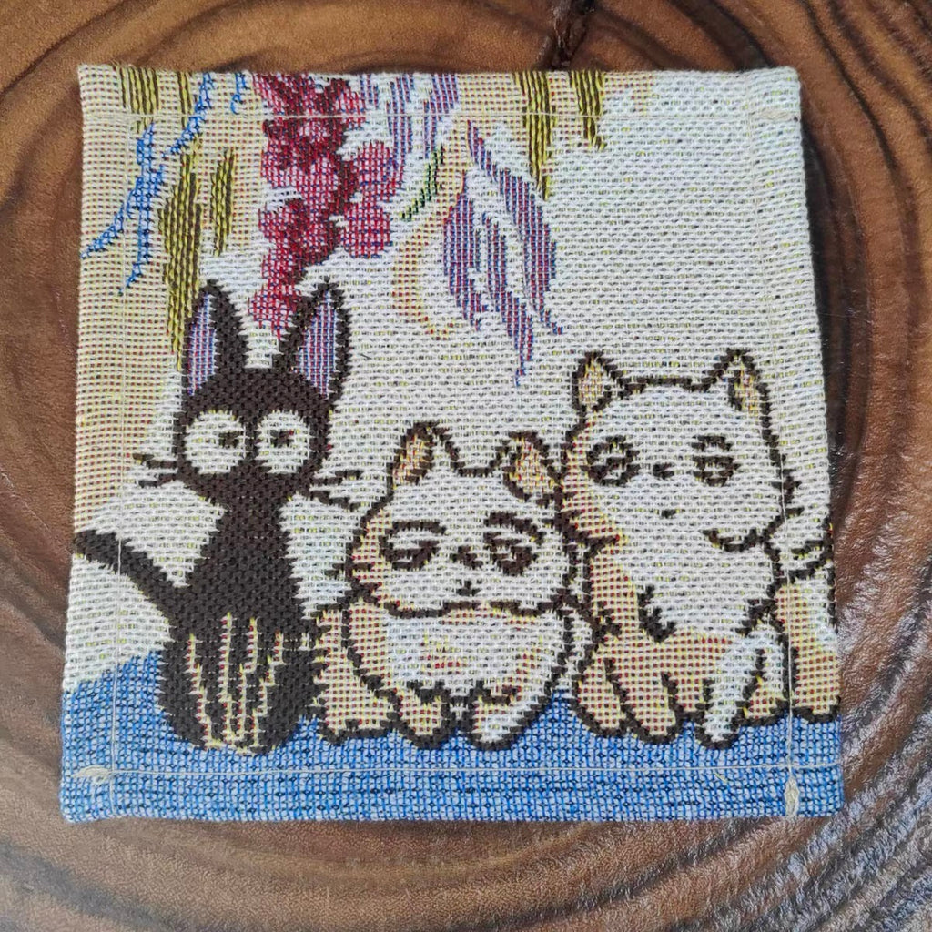 Kiki's Delivery Service Woven Gobelin Coaster | Studio Ghibli