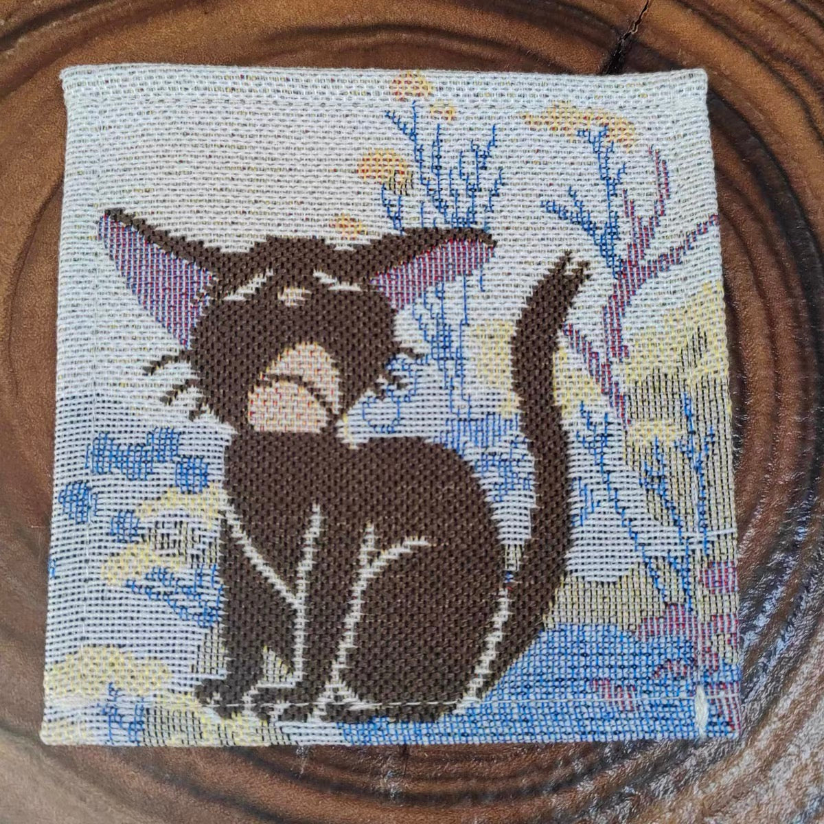 Kiki's Delivery Service Woven Gobelin Coaster | Studio Ghibli