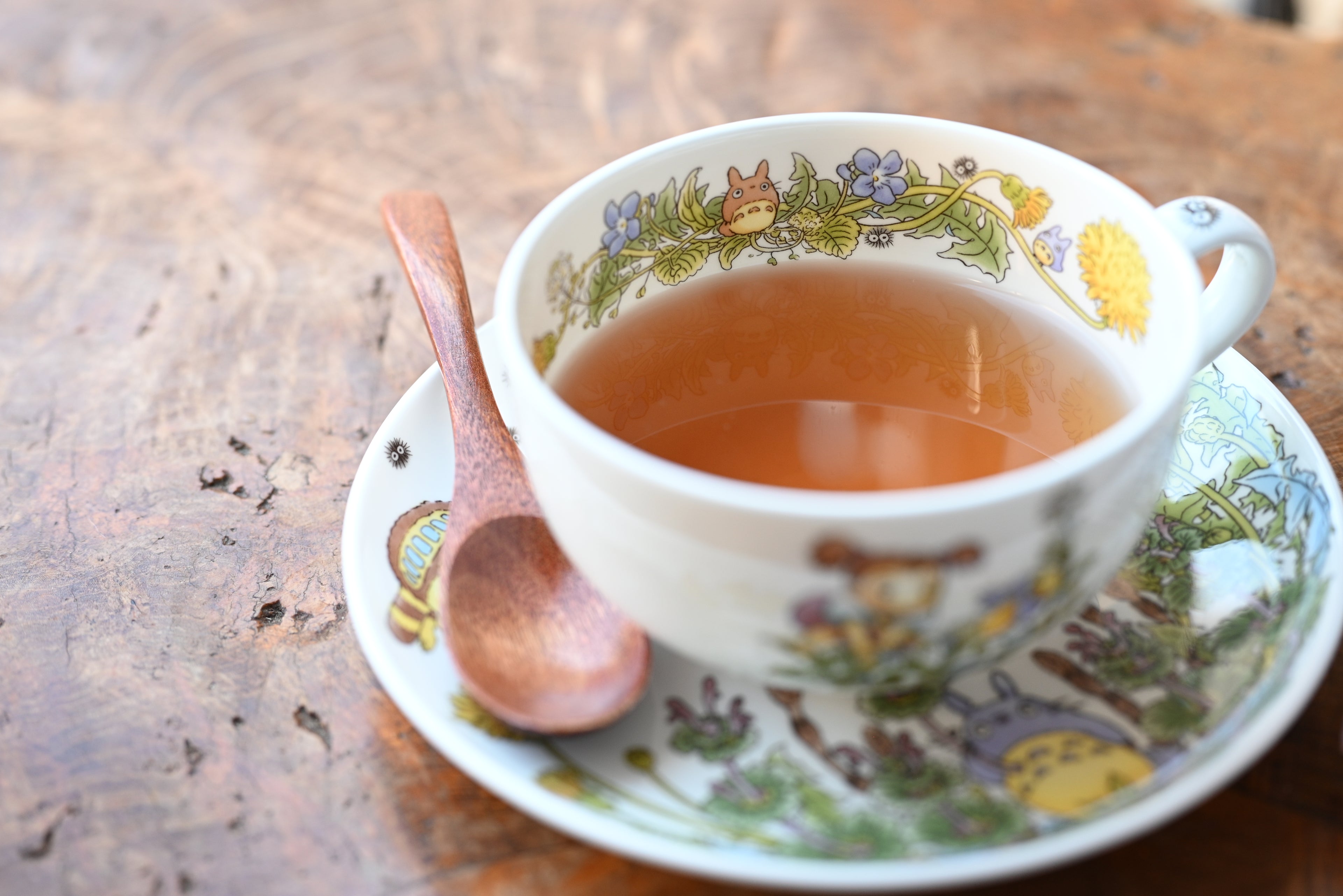 Studio Ghibli My Neighbor Totoro Teacup & Saucer - Dandelion