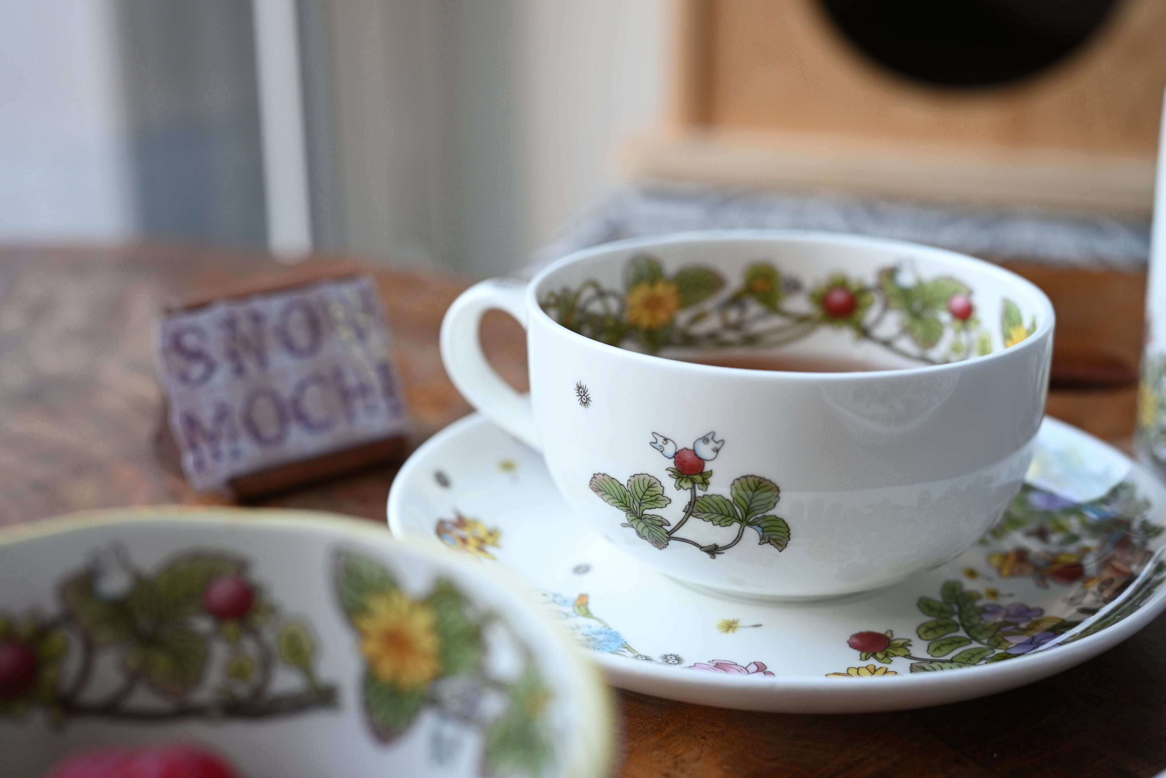 Studio Ghibli My Neighbor Totoro Teacup & Saucer - Strawberry