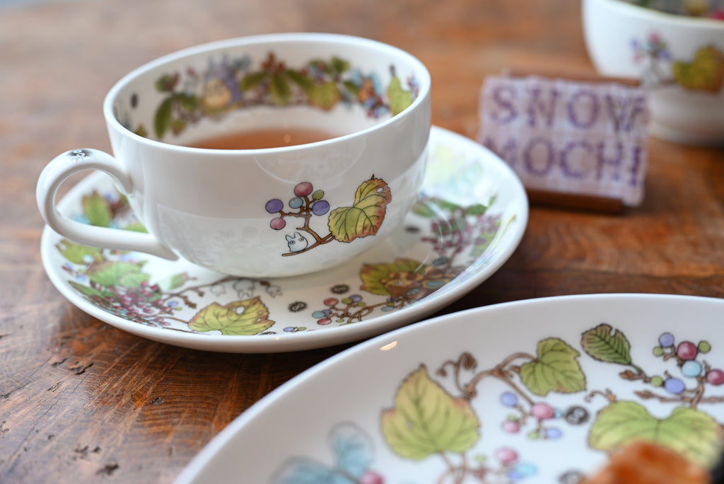 Studio Ghibli My Neighbor Totoro Teacup & Saucer - Viburnum