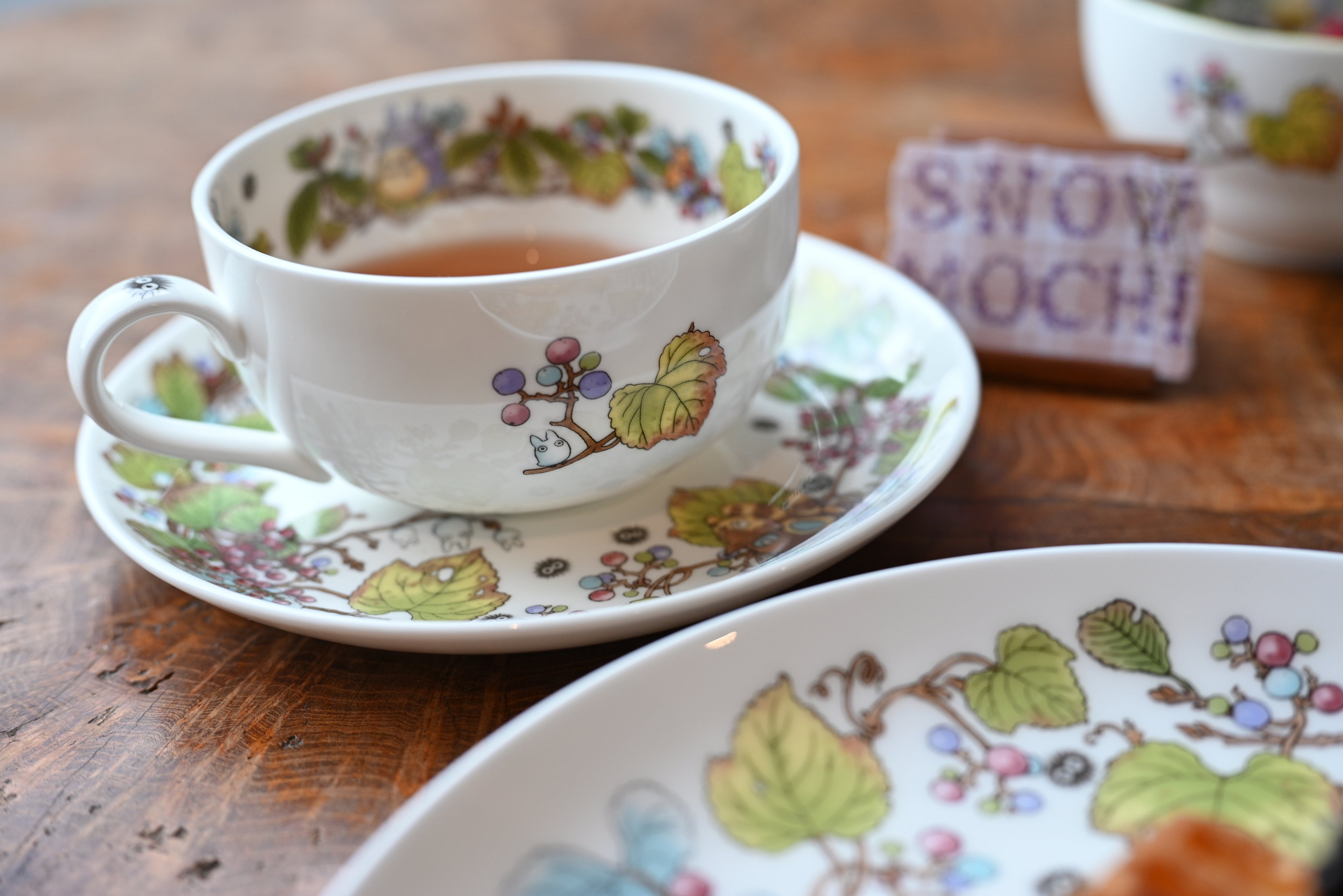 Studio Ghibli My Neighbor Totoro Teacup & Saucer - Viburnum