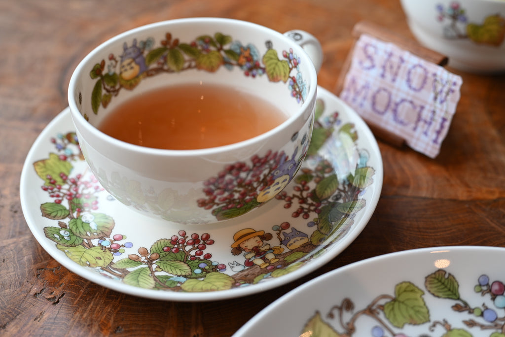 Studio Ghibli My Neighbor Totoro Teacup & Saucer - Viburnum